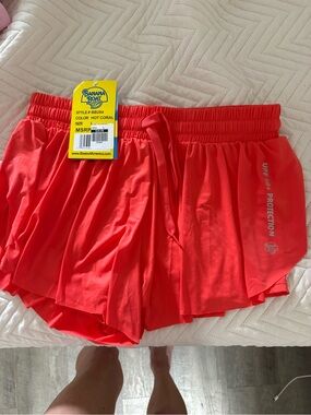 Banana Boat Hot Coral Athletic Shorts